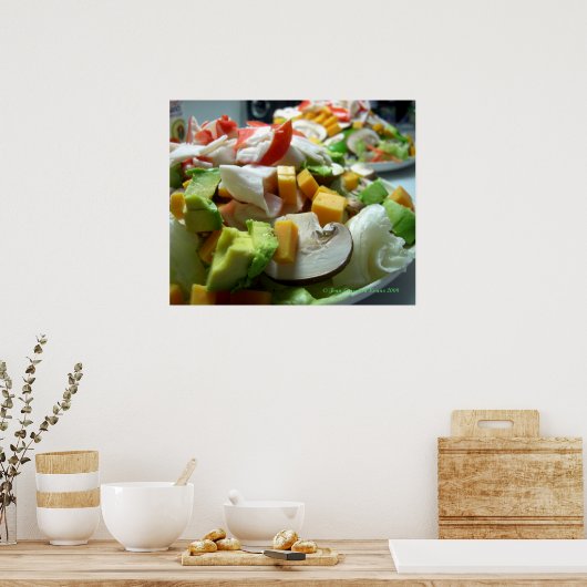 Poster Salade grave (Cuisine)