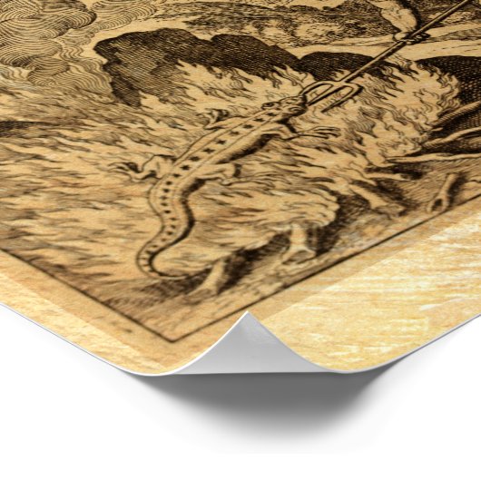 POSTER SALAMANDER OCCULTE (Coin)