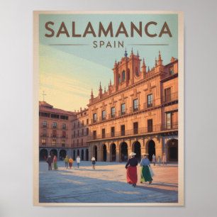 Poster Salamanque Espagne