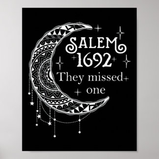 Poster Salem 1692 Ils Ont Manqué Un - Salem Witch 1692 Ha