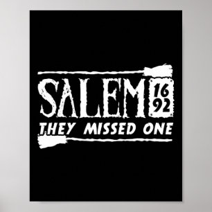 Poster Salem 1692 Ils Ont Manqué Une Sorcière Halloween 6