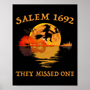Poster Salem 1692 Ils Ont Manqué Une Sorcière Riding Sall
