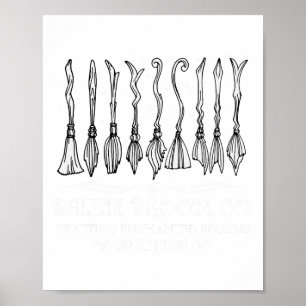 Poster Salem Broom Company Pour Un Ventilateur Halloween