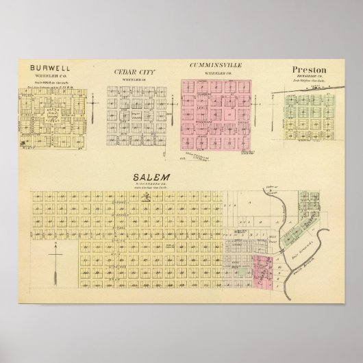 Poster Salem, Nebraska (Devant)