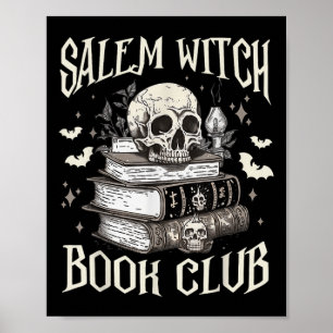 Poster Salem Witch Book Club Halloween