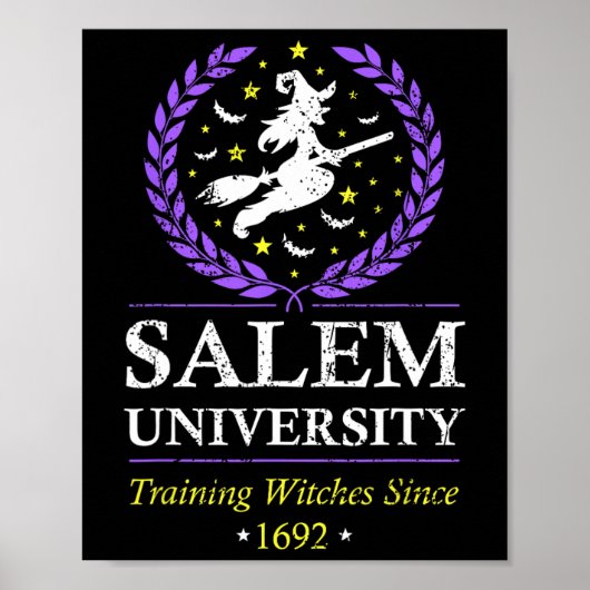 Poster Salem Witch University Training Halloween Femmes (Devant)