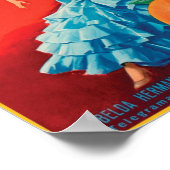 Poster Salero Vintage Crate Étiquette - Danseuse (Coin)