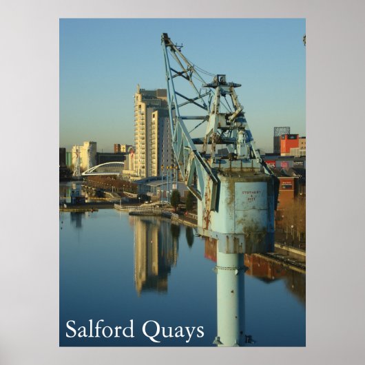 Poster Salford Quays (Devant)