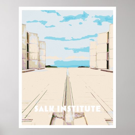Poster Salk Institute (Voorkant)