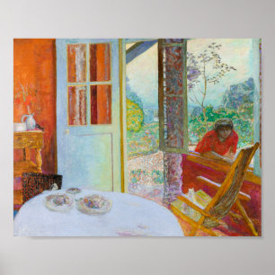 Poster Salle à manger à la campagne Paul Bonnard