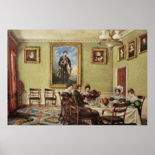 Poster Salle à manger chez Langton Hall
