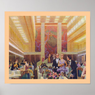 Poster Salle à manger Ile de France