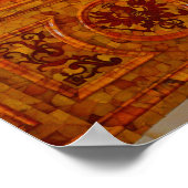 Poster Salle Ambre au Palais Catherine, Russie (Coin)