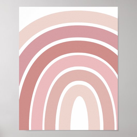 Poster Salle Boho Rainbow Rose Girls (Devant)