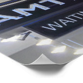 Poster Salle d'attente du train de voyageurs (Coin)