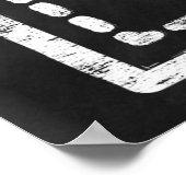 Poster Salle de bain amusante (Coin)