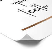 Poster Salle de bain Bronzer vos dents Aquarelle Zéro déc (Coin)