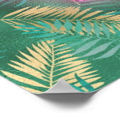 Poster Salle de bain drôle Neon Jungle Imprimer Citation (Coin)