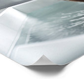 Poster Salle de bain écossaise avec douche Scottish Highl (Coin)