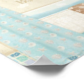 Poster Salle de bain en mosaïque (Coin)