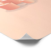 Poster Salle de bain Pastel Pink & Green | Bain à bulles (Coin)