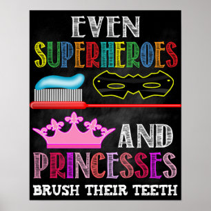 Poster salle de bain pour enfants