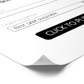 Poster Salle de bain pour maître (Coin)