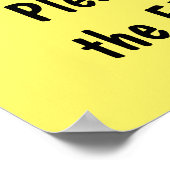 Poster Salle de bain propre. (Coin)