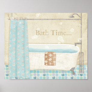 Poster Salle de bains de mosaïque