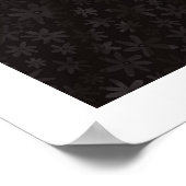 Poster Salle de bal noire mercredi (Coin)