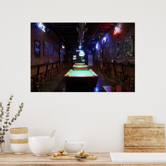 Poster Salle de billard (Cuisine)