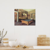 Poster Salle de billard à Menil Hubert par Edgar Degas (Cuisine)