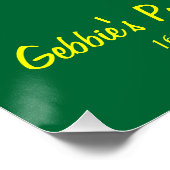 Poster Salle de billard de 8 balles 9 balles (Coin)