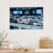 Poster Salle de contrôle de vol Johnson Space Centre (Cuisine)