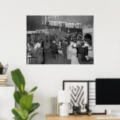 Poster Salle de danse : 1940 (Bureau à domicile)