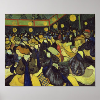 Poster Salle de danse à Arles Van Gogh Art