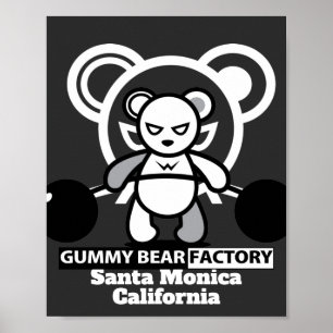 Poster Salle De Fitness Gummy Bear Factory