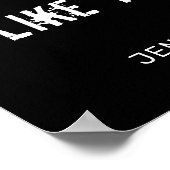 Poster Salle de fitness pour poids noir (Coin)