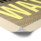 Poster Salle de fitness style couverture de motivation (Coin)