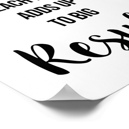 Poster Salle de gym, exercice, entraînement Motivational (Coin)