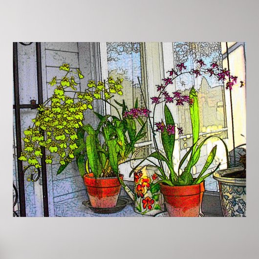 Poster Salle de jardin (Devant)