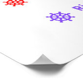 Poster Salle de jeu pour enfants Noble huit Chemin Wall A (Coin)