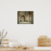 Poster Salle de la Cour de l'Alhambra, Grenade, 1853 (écl (Cuisine)