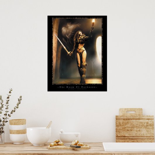 Poster Salle De L'Obscurité (Cuisine)