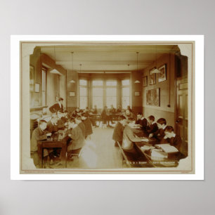 Poster Salle de loisirs du garçon à l'Institut des Sourds