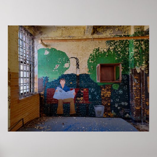 Poster Salle de relaxation (Devant)