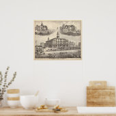 Poster Salle de sport & Cottages (Cuisine)