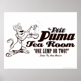 Poster Salle de thé Pete Puma 2
