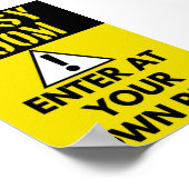 Poster Salle désagréable (Coin)