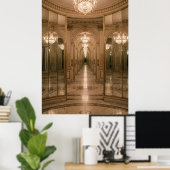 Poster Salle du miroir royal infini (Bureau à domicile)